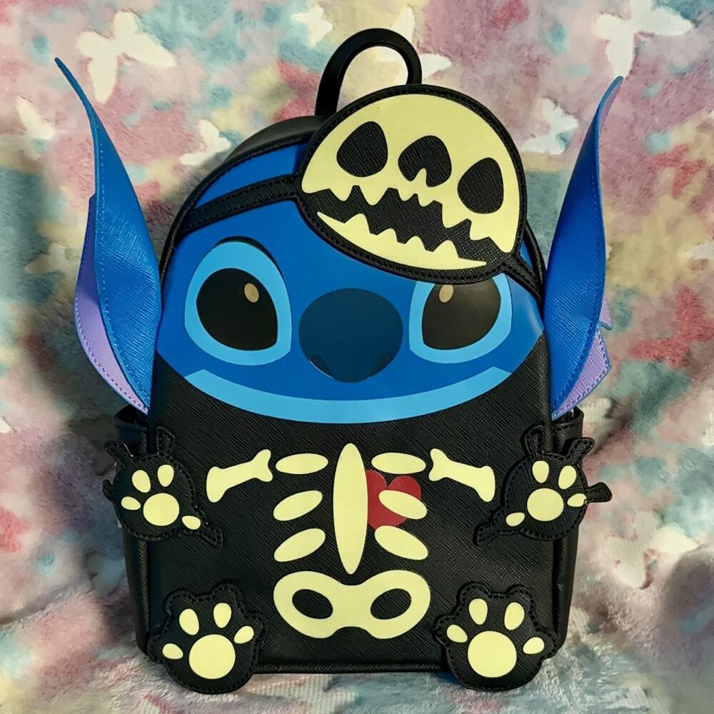 Loungefly Stitch Backpack Glow in the Dark – Brand New with Tags!